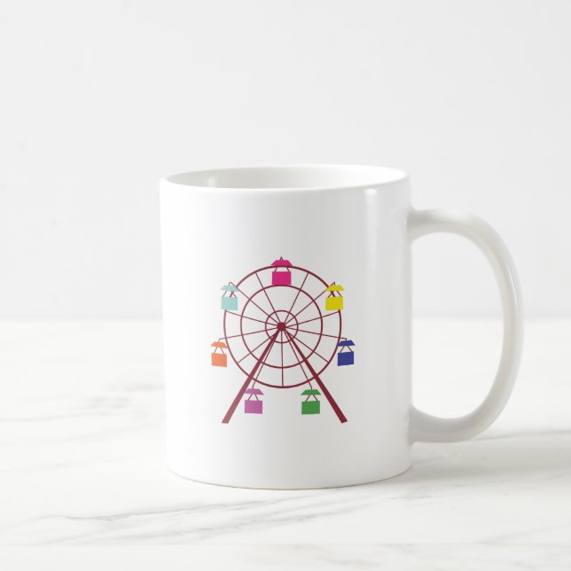Caneca De Café Roda de Ferris (Direita)