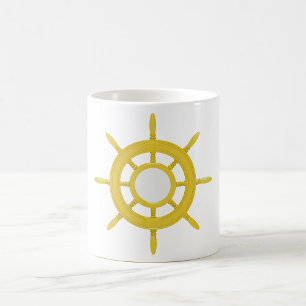 Caneca De Café Roda de Navio