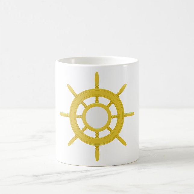 Caneca De Café Roda de Navio (Criador carregado)