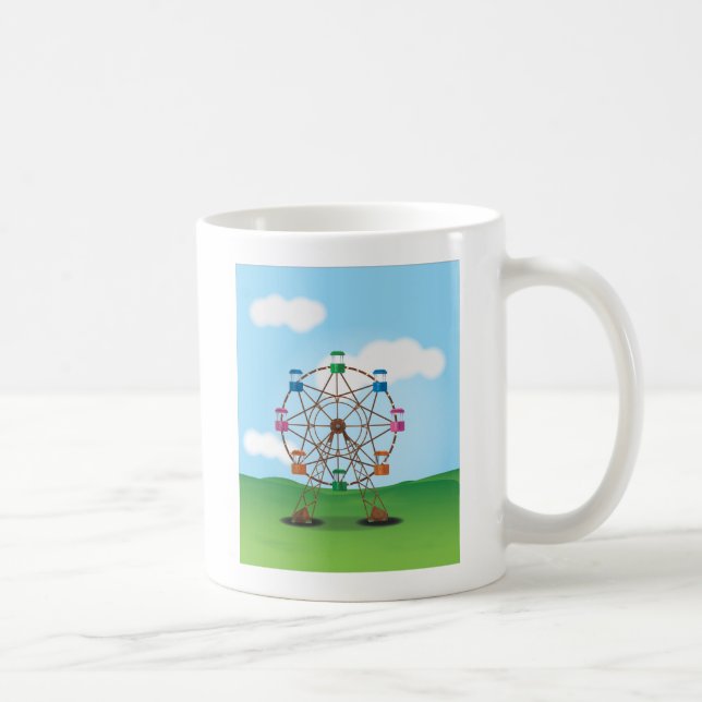 Caneca De Café Roda Gigante (Direita)