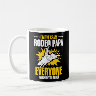 Caneca De Café Rodeo Papa Bull Touro Correndo Vaca Rodeo Bull