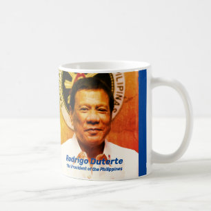 Caneca De Café Rodrigo Duterte, 16.o Presidente das Filipinas