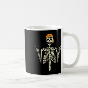 Caneca De Café Roker Skeleton Boné Skater Legal Halloween Punk Ro