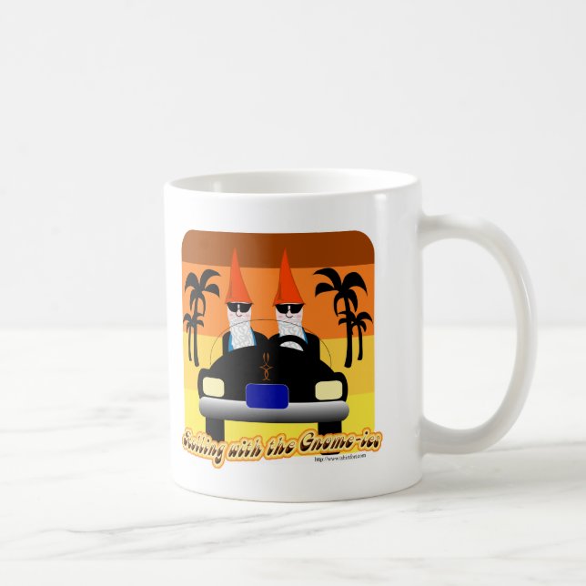 Caneca De Café Rolamento com o Gnom-ies (Direita)