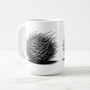 Caneca De Café Rollin Tumbleweed Plant ilustração da Arte Origina