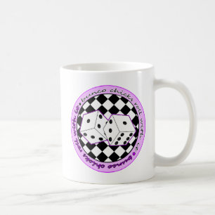 Caneca De Café Rolo dos pintinhos de Bunco com ele - roxo