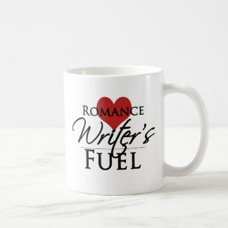 Caneca de café romance do combustível do escritor