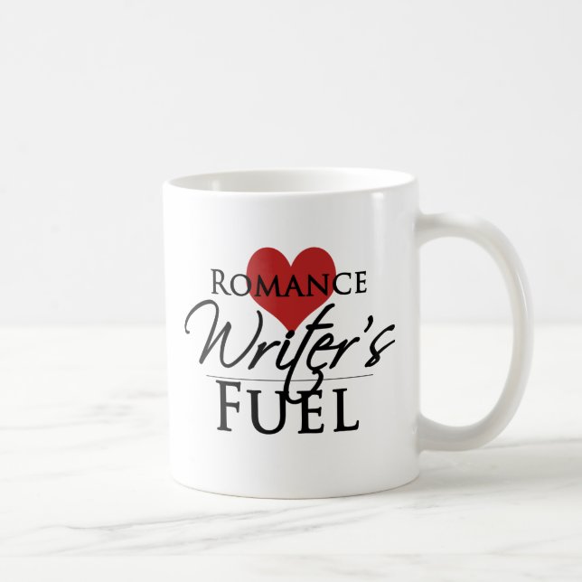 Caneca de café romance do combustível do escritor (Direita)