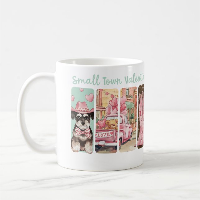 Caneca De Café Romance do Namorados Ocidental com Miniatura Schna (Esquerda)