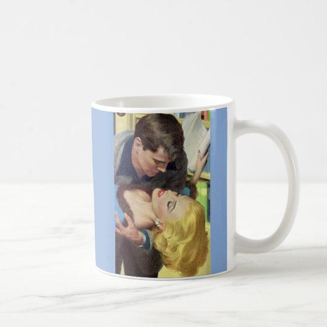 Caneca De Café Romance quente dos anos 50 (Direita)