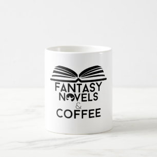 Caneca De Café Romances de Fantasia e Café