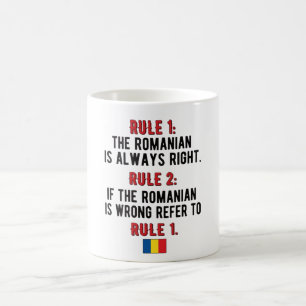Caneca De Café Romanian Roots Romania Flag Romanian Heritage