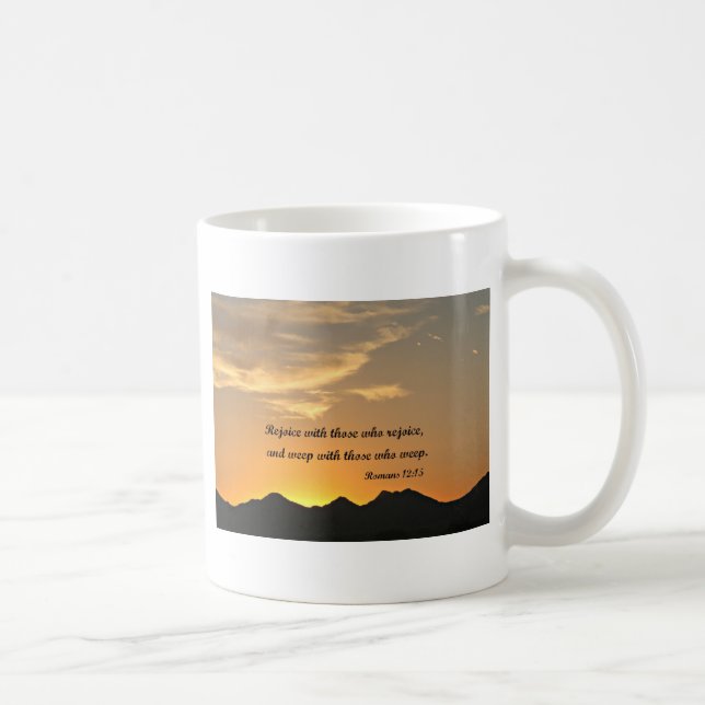 Caneca De Café Romanos 12:15 (Direita)