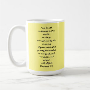 Caneca De Café Romanos 12:2 Mug