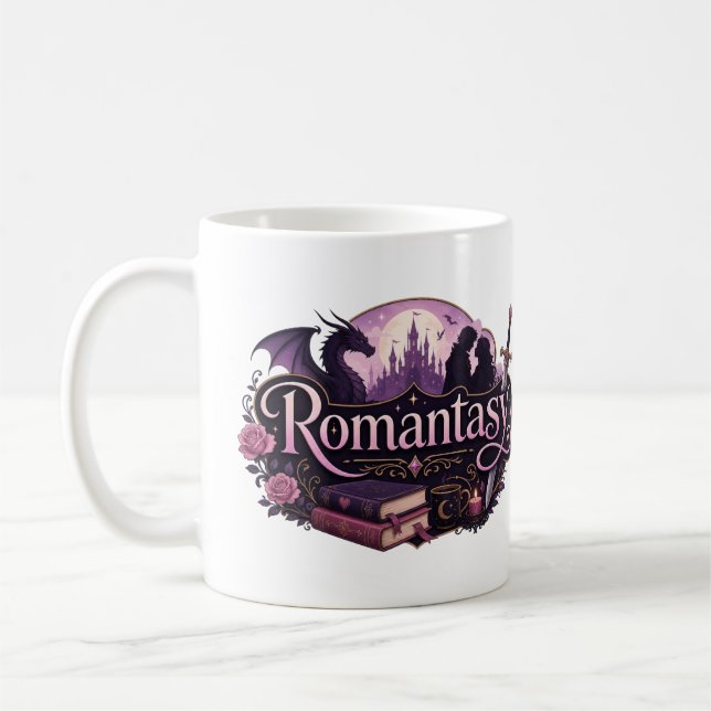 Caneca De Café Romantasy (Esquerda)