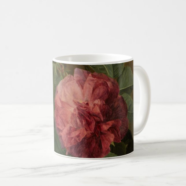 Caneca De Café Romantic Old English Roses (Frente Esquerda)