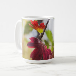 Caneca De Café Romantic Trees & Flowers – Botanical Fantasy Boho