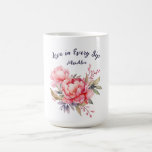 Caneca De Café Romântica Blush Peony Casamento Café Mug<br><div class="desc">Vestir amor com cada xícara. Esta caneca de café de casado rosa-pincelada romântica apresenta flores de aquarela e a frase sincera "Amor em Cada Sip." Um presente perfeito de casamento, chá de panela ou guarde os casais. Personalize com nomes ou data de casamento para uma xícara de café que comemora...</div>