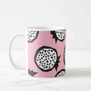 Caneca De Café Romegranato Moderno: Estilo sem costura Abstrato