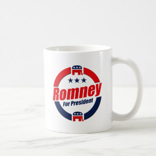 Caneca De Café ROMNEY PARA o PRESIDENTE (republicano)