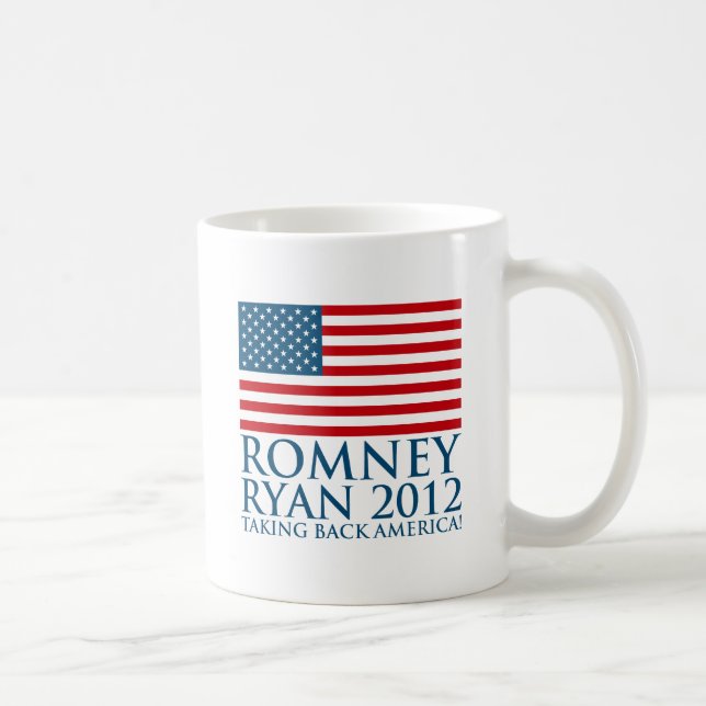 Caneca De Café Romney Ryan 2012 (Direita)