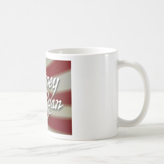Caneca De Café Romney Ryan, nenhumas desculpas (Direita)
