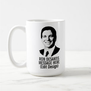 Caneca De Café Ron Desantis Personalizado