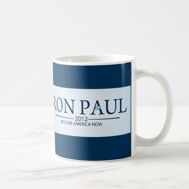 Caneca De Café Ron Paul para Presidente (Direita)