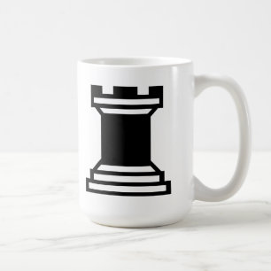 Caneca De Café Rook Preto