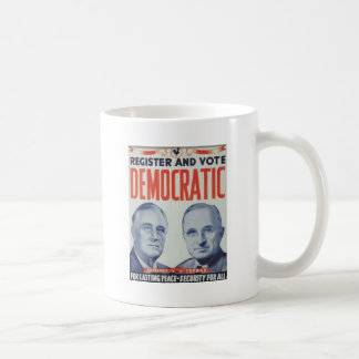 Caneca De Café Roosevelt 1944 - Truman