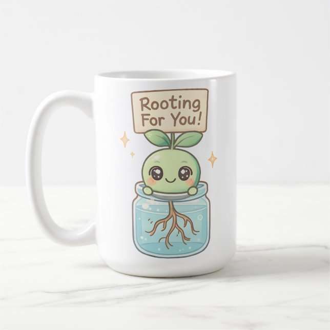 Caneca De Café Rooting For You! (Esquerda)