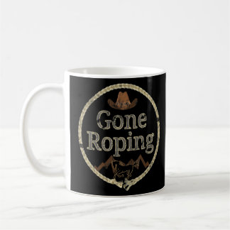 Caneca De Café Roping da equipe de rodeios em Roping