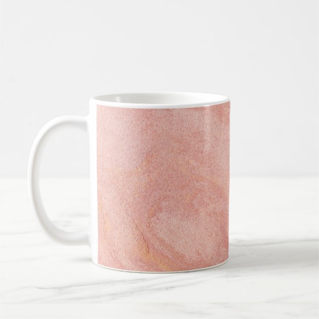 Caneca De Café Rosa (Esquerda)