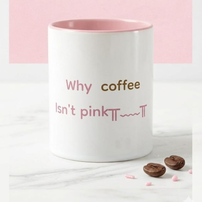 Caneca de café rosa (Criador carregado)