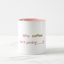 Caneca de café rosa