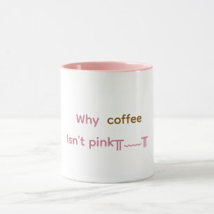 Caneca de café rosa