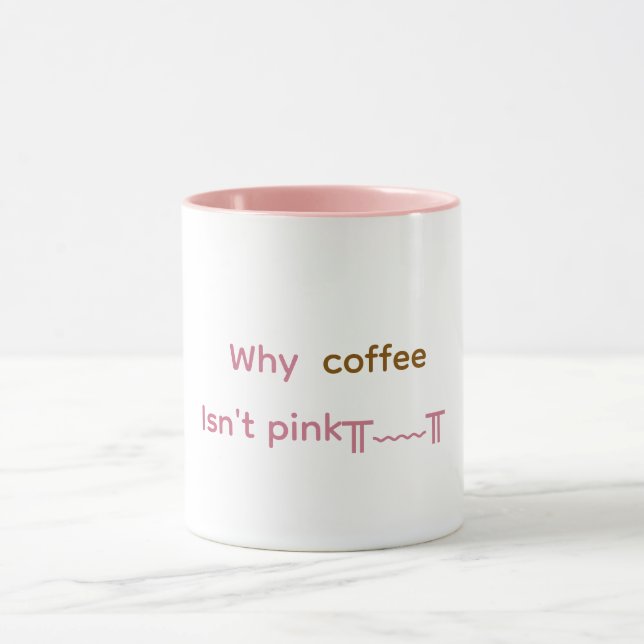 Caneca de café rosa (Centro)
