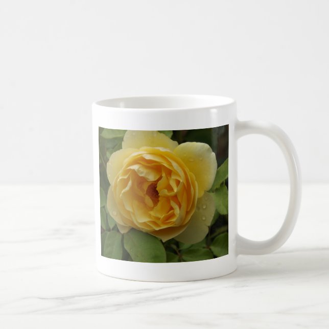 Caneca De Café Rosa Amarela (Direita)