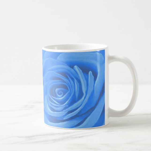 Caneca De Café Rosa azul (Direita)