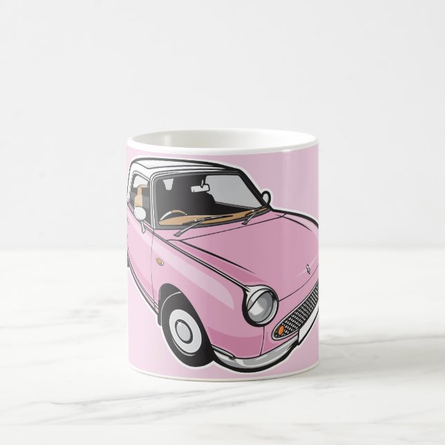 Caneca De Café Rosa de Nissan Figaro (Centro)
