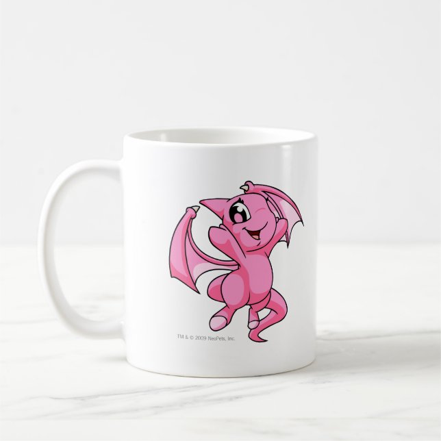 Caneca De Café Rosa de Shoyru (Esquerda)