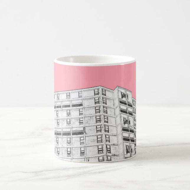 Caneca De Café Rosa do monte do parque (Centro)