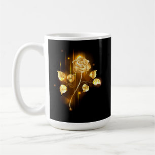 Caneca De Café Rosa do ouro ( rosa dourado )