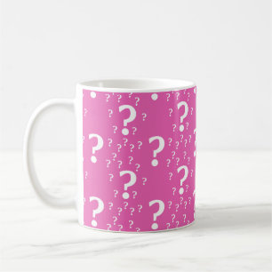 Caneca De Café Rosa do quebra-cabeça do crivo do ponto de
