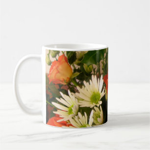 Caneca De Café Rosa e Daisy Mug