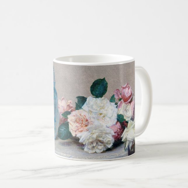 Caneca De Café Rosa e Glass Jug, Henri Fantin-Latour (Frente Esquerda)
