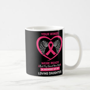 Caneca De Café Rosa Em Memória Do Meu Amado Cancer De Mama Da Fil