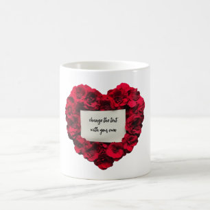Caneca De Café Rosa feliz dia de os namorados