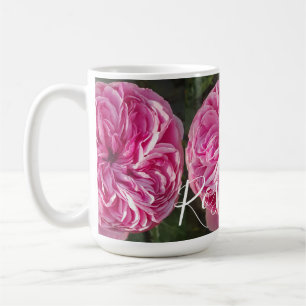 Caneca De Café Rosa Flor cor-de-rosa Muita de Fotografia floral