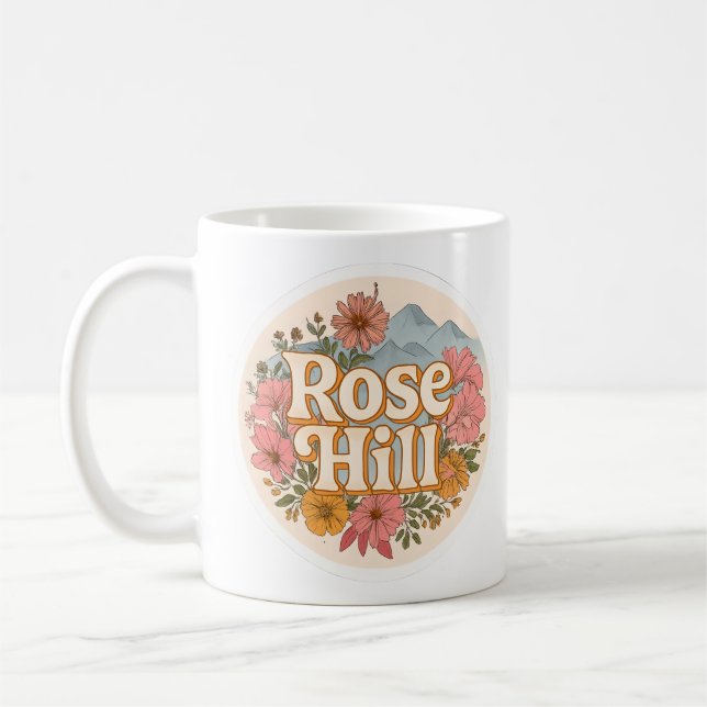 Caneca De Café Rosa Hill (Esquerda)